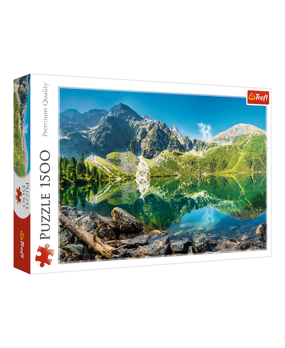 Trefl Kids' Red 1500 Piece Puzzle- Morskie Oko Lake, Tatras, Poland In Multi