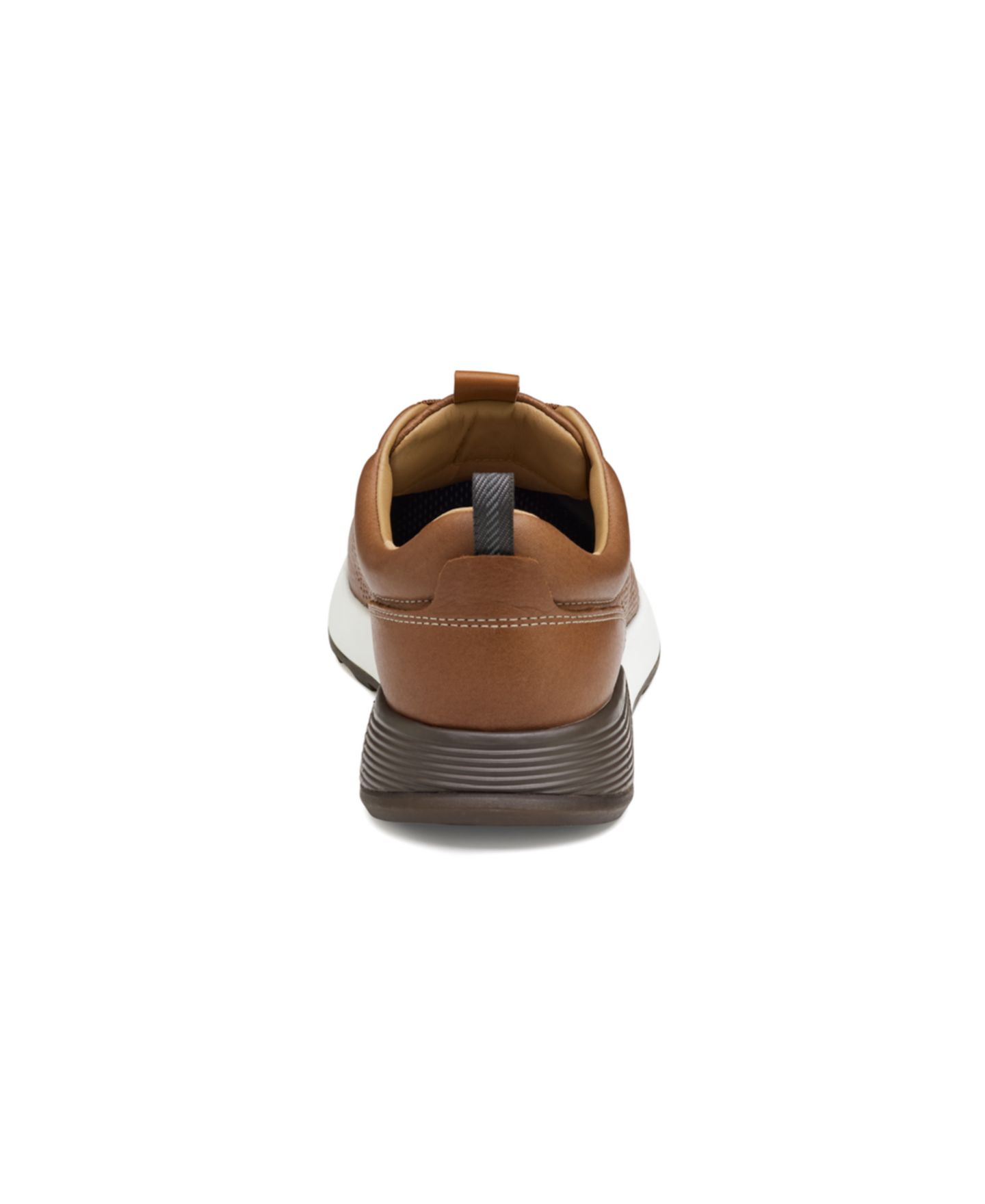Мужские брюки Johnston & Murphy Leather Kinnon Perforated Jogger, цвет: Рыжевато-коричневый — фото 3