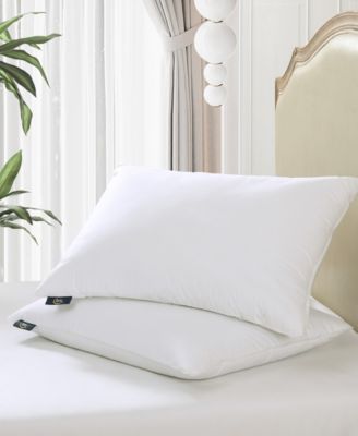 Serta Heiq Cooling Softy Around Feather Down Pillow 2 Pack Collection In White