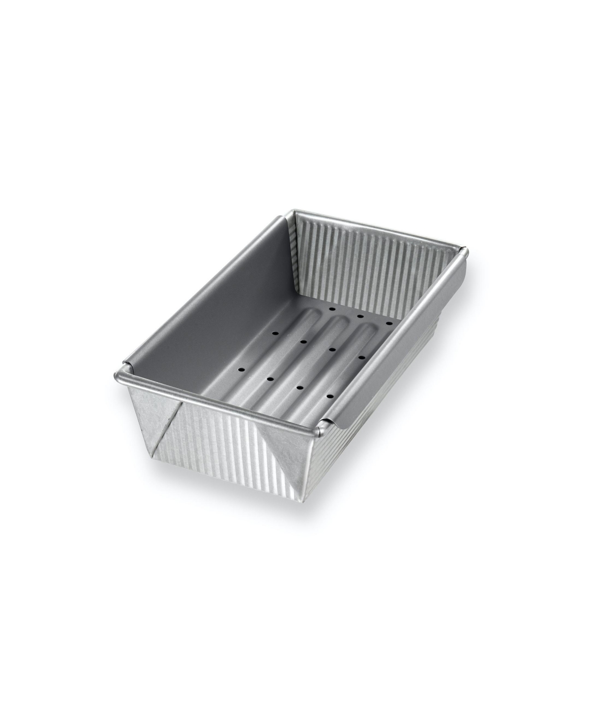 Usa Pan Stainless Steel Meat Loaf Pan With Insert In Silver
