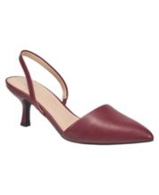 Macy's burgundy shoes top