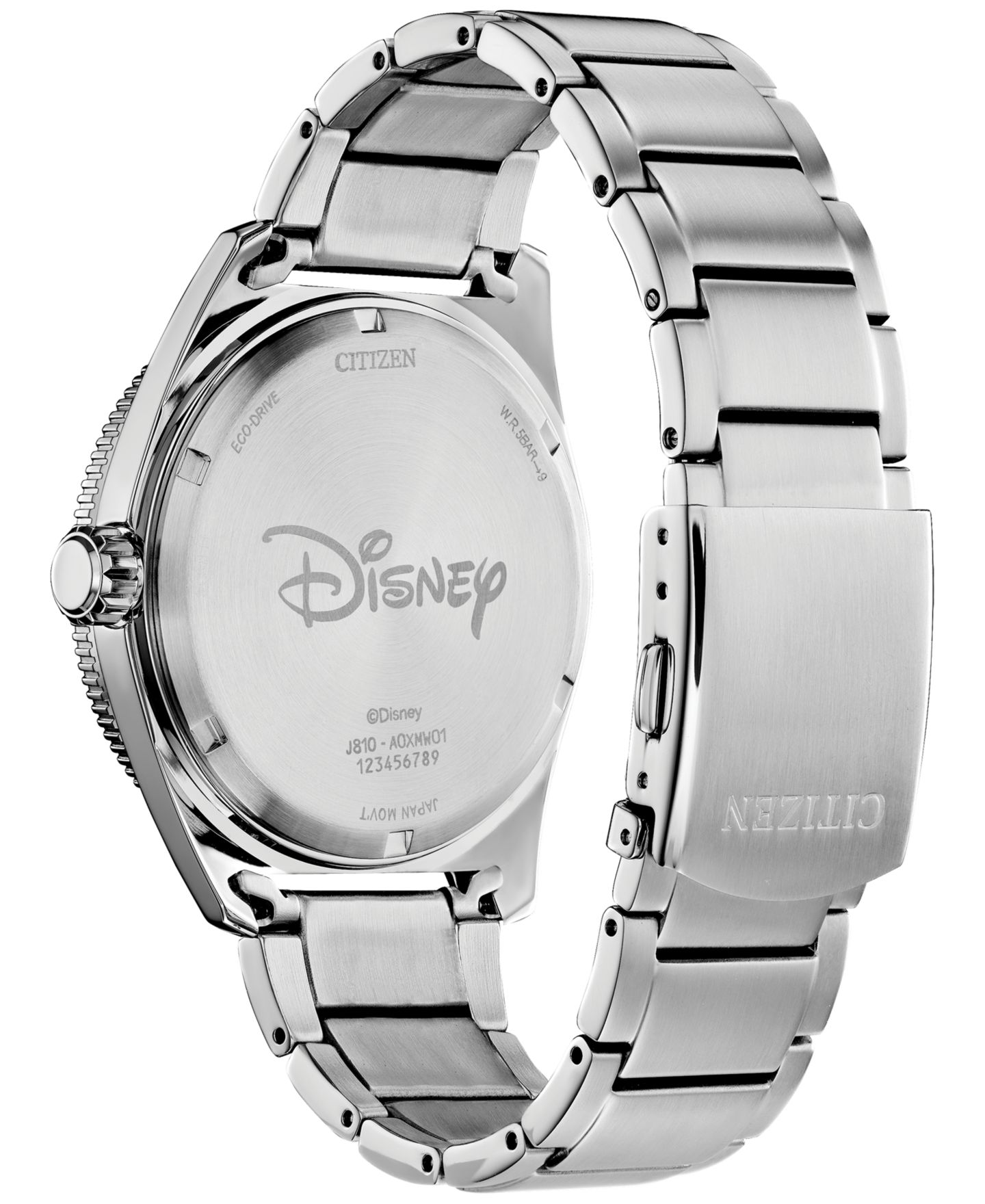 Мужские часы Citizen Eco-Drive Disney Mickey Mouse Stainless Steel Bracelet Watch 43mm — фото 3