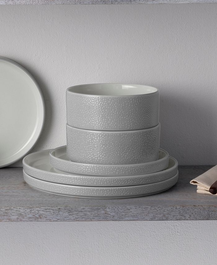 Noritake Colortex Stone 12Pc. Dinnerware Set, Service for 4 Macy's