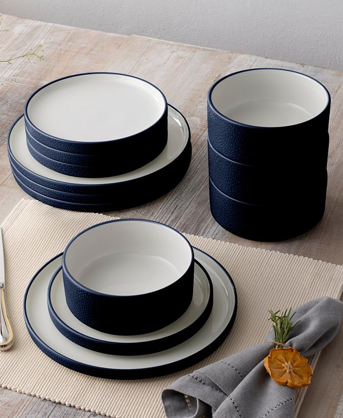 Noritake Colortex Stone 12Pc. Dinnerware Set, Service for 4 & Reviews Dinnerware Dining