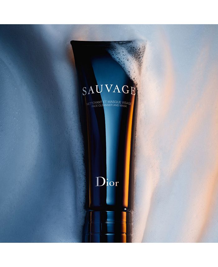 DIOR Men's Sauvage Face Cleanser & Mask, 4 oz., Created for Macy's Macy's
