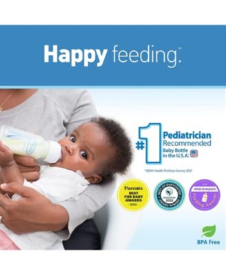 Standard Neck Options+ Anti-Colic Baby Bottle, 4 oz, 6 Pack