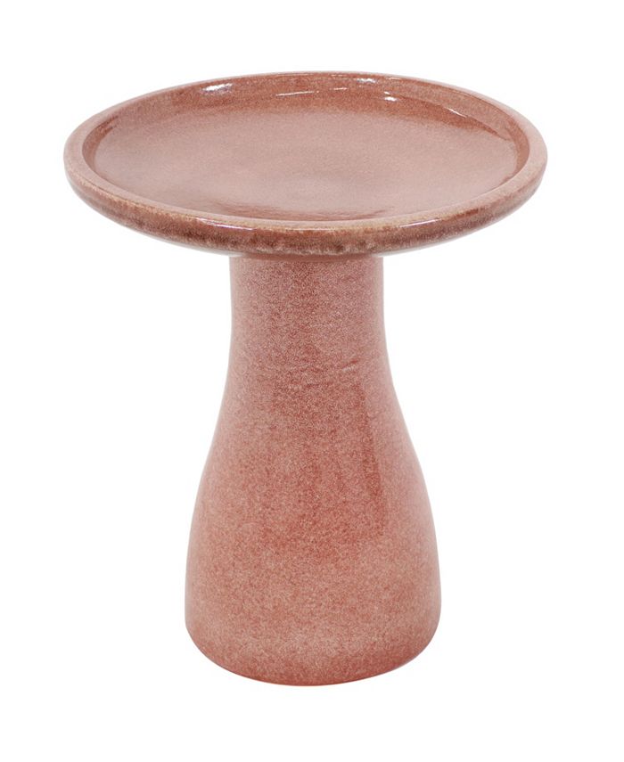 Sunnydaze Decor DuoTone Outdoor HighFired Ceramic Glazed Bird Bath