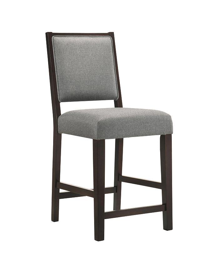 Coaster Home Furnishings 2Piece Asian Hardwood Upholstered Open Back Counter Height with