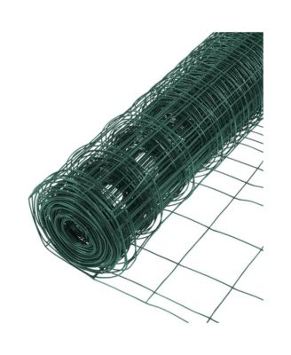 Welded Wire Fence, Vinyl Coated 16 Gauge, 3 x 2-In, 24 x 25in