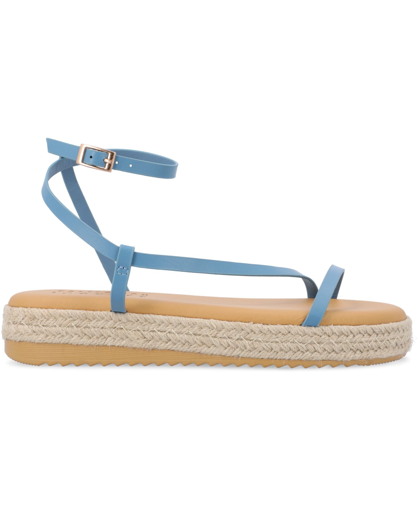 Женские сандалии Journee Collection Odelia Espadrille Platform, цвет: Синий — фото 2
