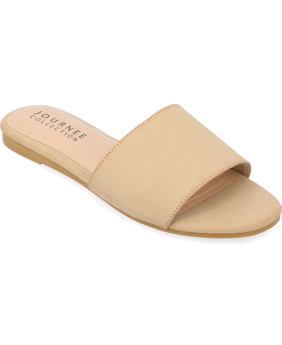 Journee Collection Womens Kolinna Flat Sandals In Nude