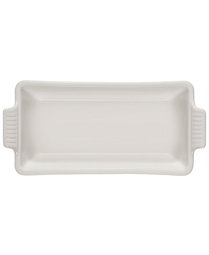 Le Creuset Stoneware 1.5 Quart Loaf Pan with Heart Applique Macy's