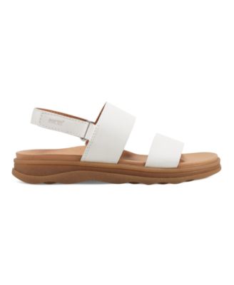 Women's Leah Round Toe Strappy Casual Flat Sandals
