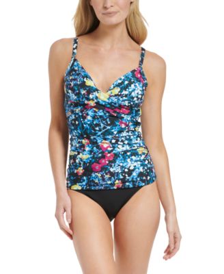 convertible tummy control tankini set