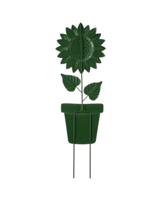 36'' H Metal "Welcome to the Garden" Sunflower Yardstake
