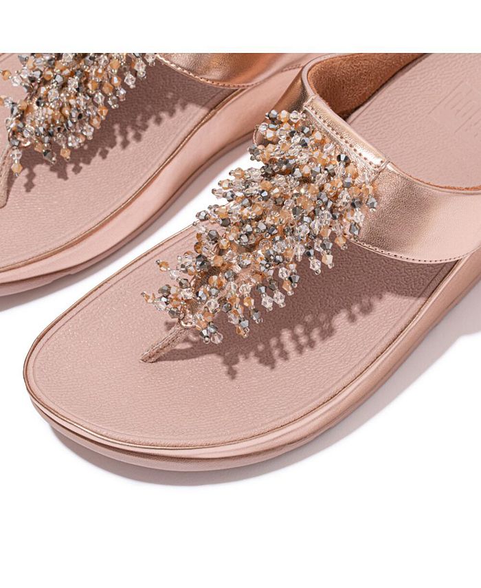 FitFlop Women's Rumba Beaded Toe-Post Sandals - Macy's