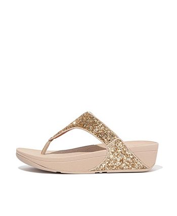 FitFlop Women's Lulu Glitter Toe-Thongs Sandal - Macy's