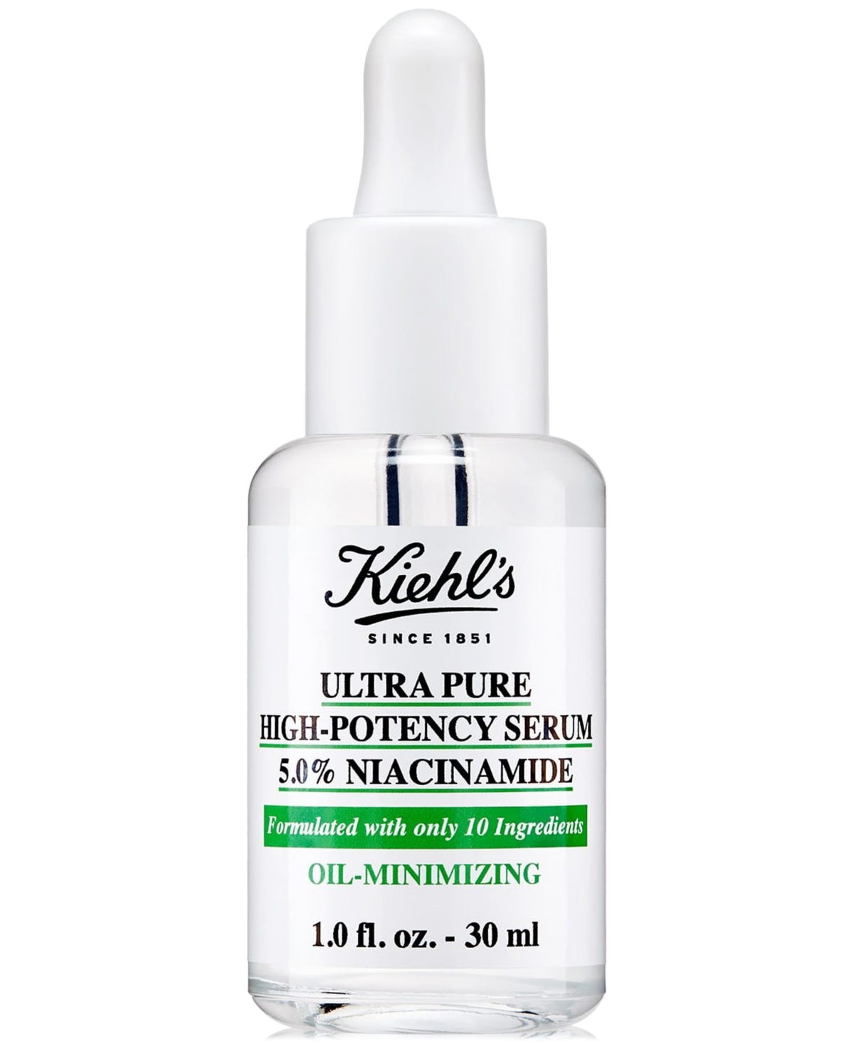 Kiehl's Since 1851 Ultra Pure High-potency 5.0% Niacinamide Serum, 1 Oz. In No Color