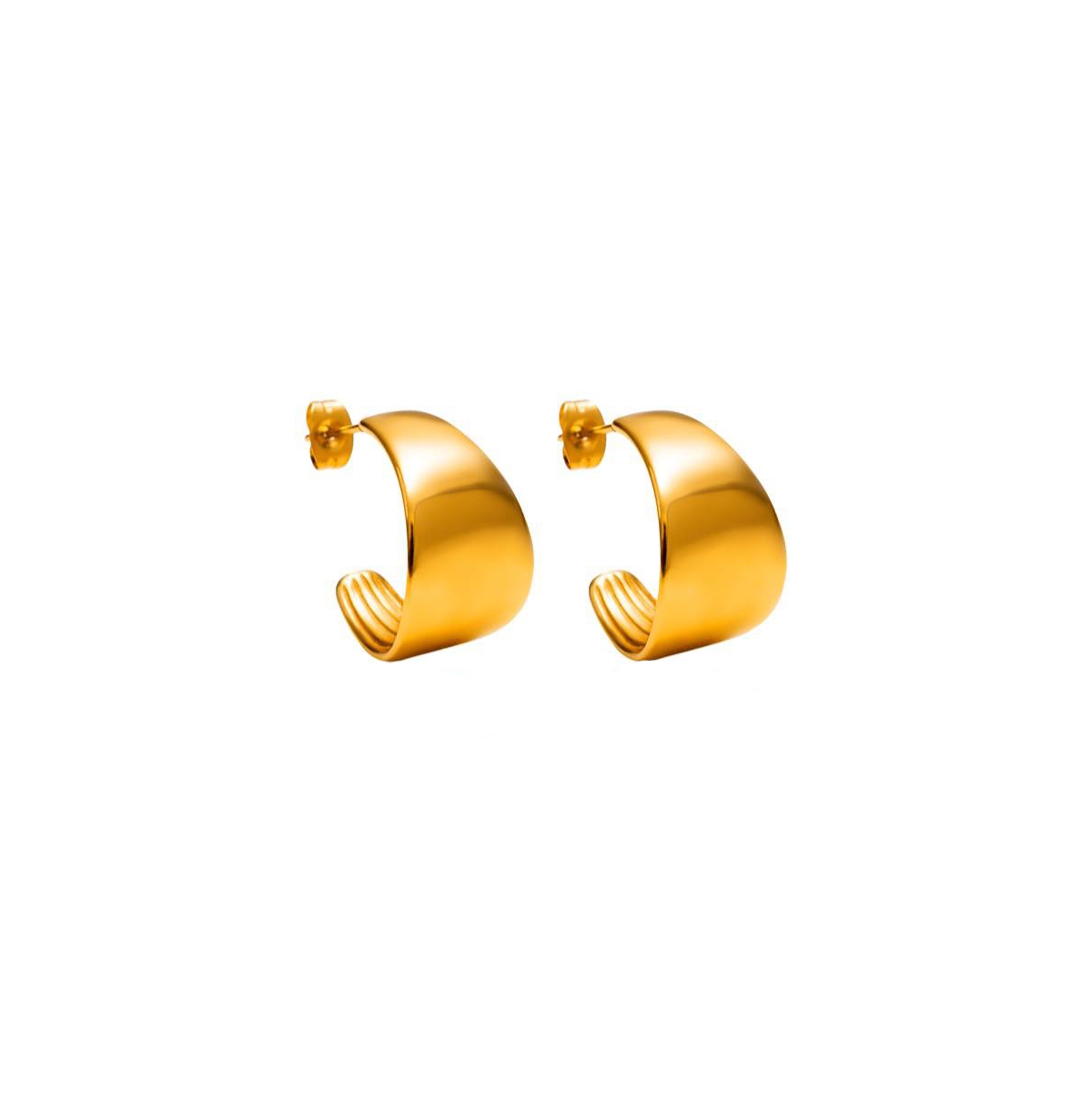 Neo Hoop Earrings - Gold