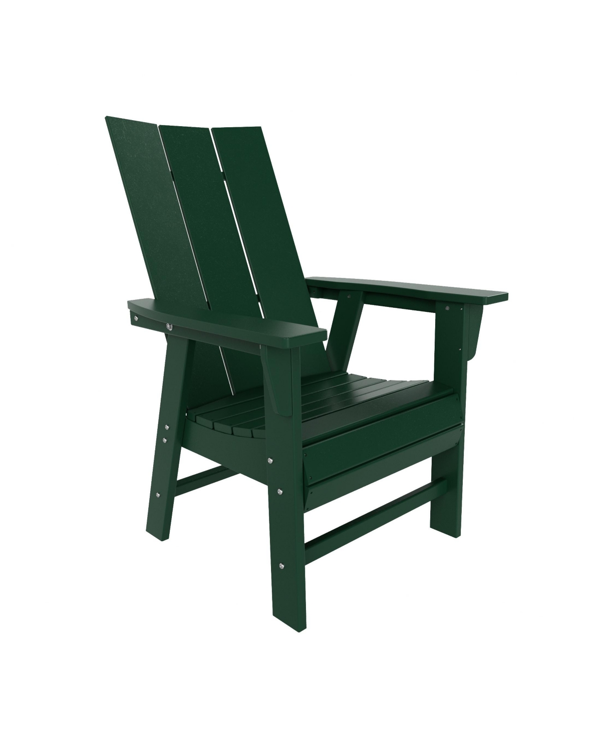 WestinTrends 5 Piece Outdoor Patio Dining Square Table and Modern Armchair Set
