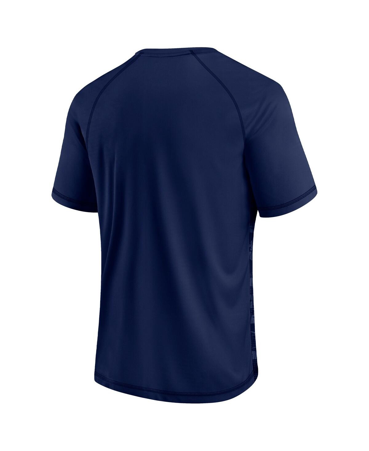 Shop Fanatics Men's  Navy Cal Bears Arch Outline Raglan T-shirt