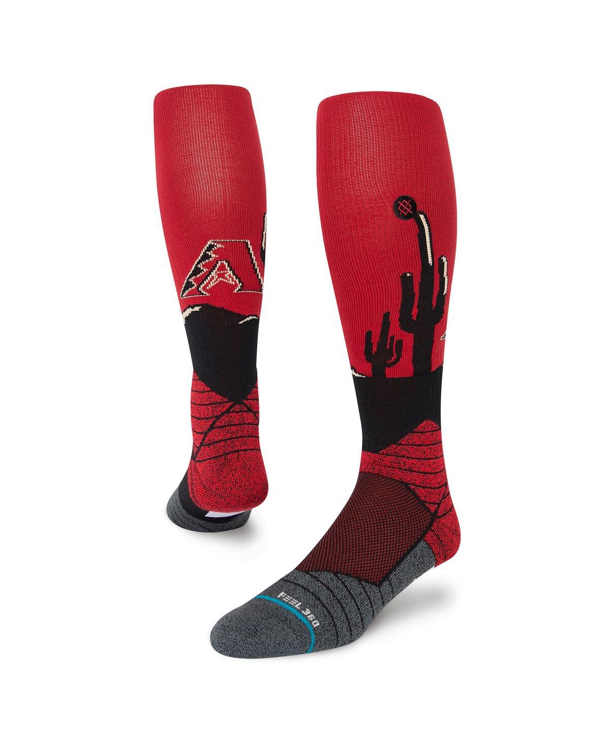 Stance Men's  Arizona Diamondbacks Desert Diamond Pro Team Tube Socks In Red
