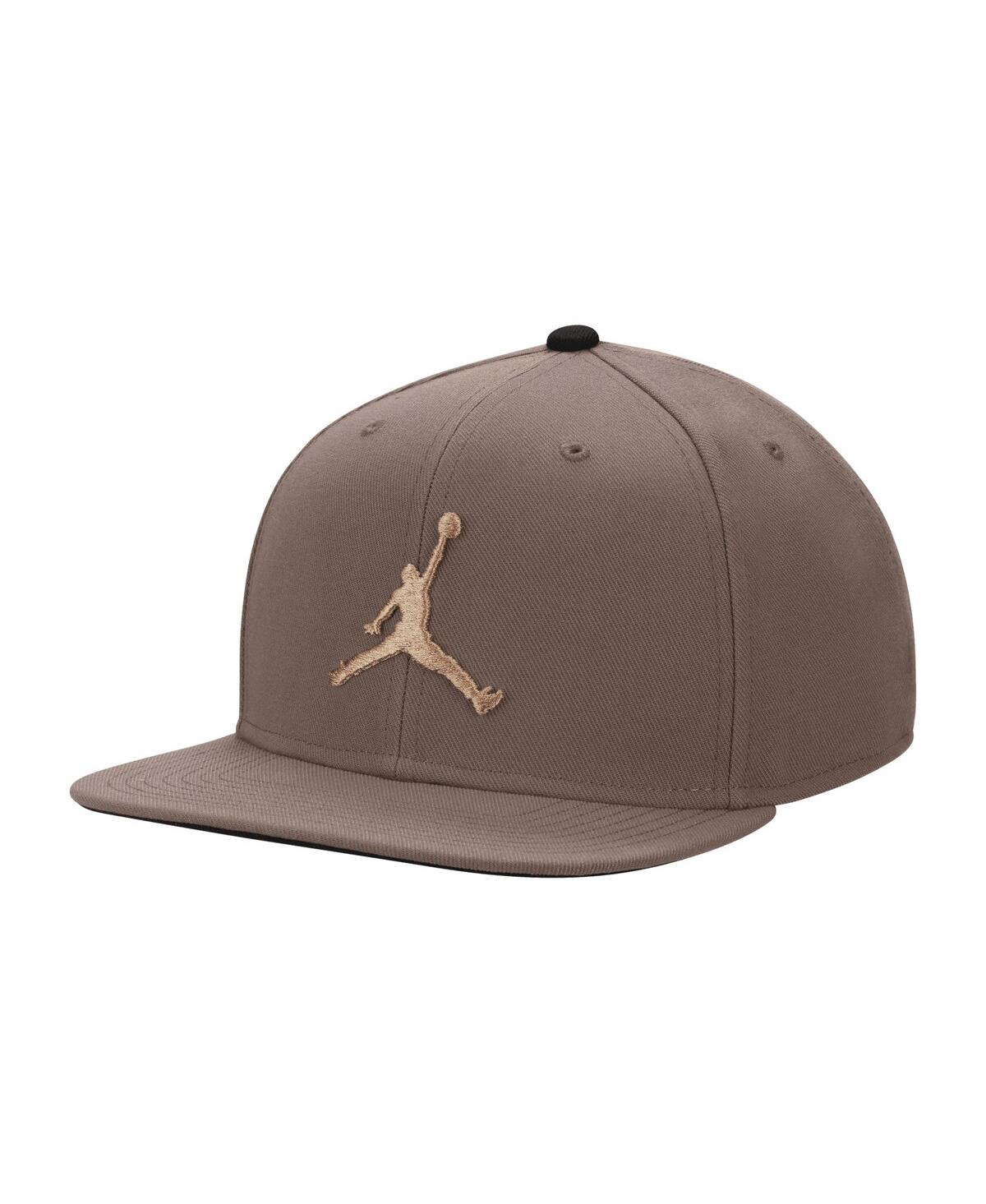 Jordan Men's  Brand Brown Pro Jumpman Snapback Hat