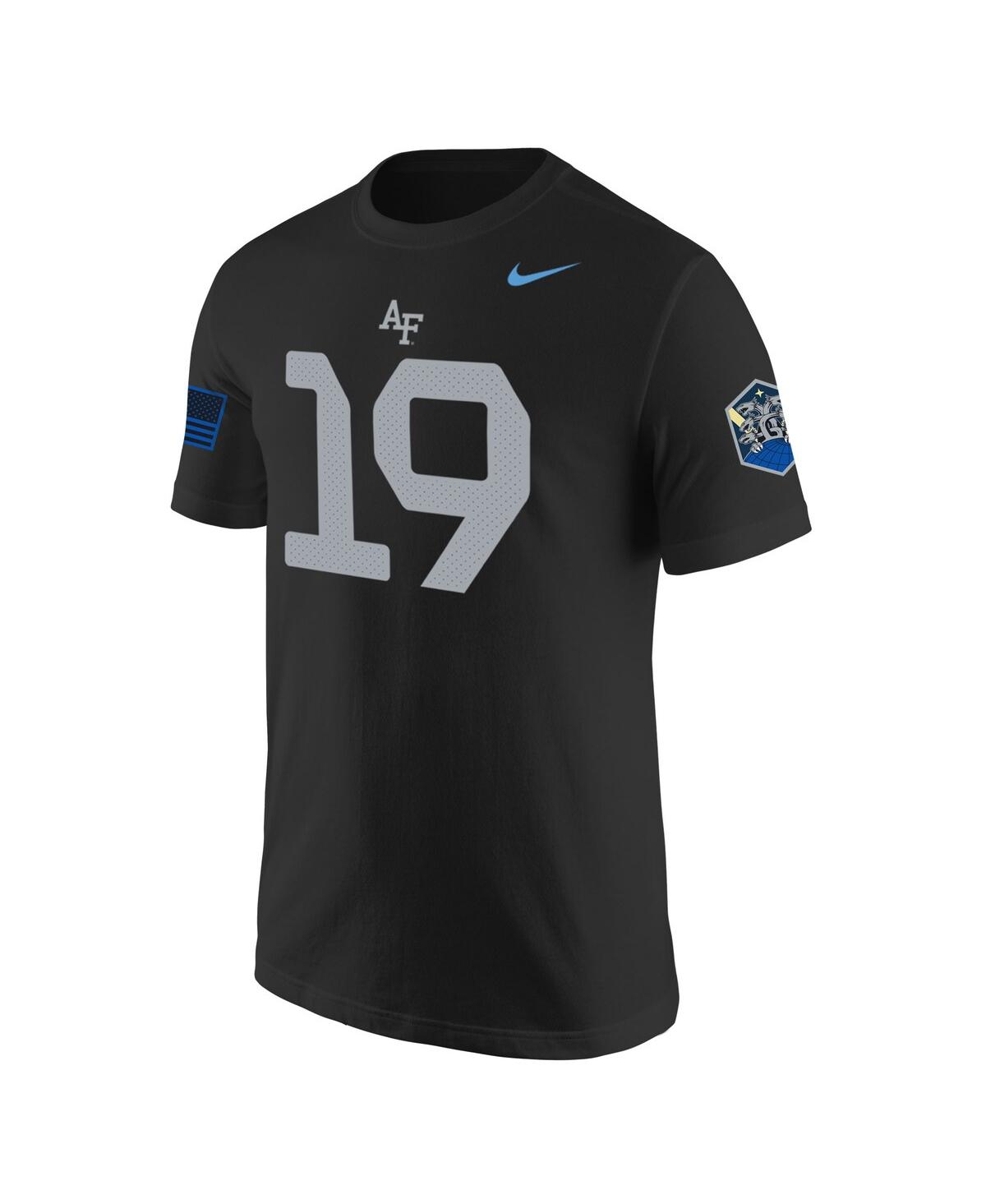 Men's Nike #1Air Force Falcons Space Force Rivalry Replica Jersey T-shirt - Black