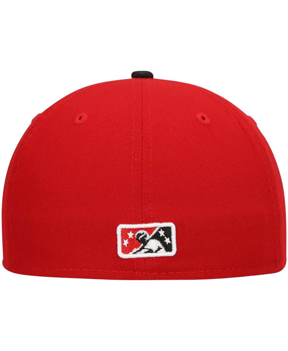 Men's New EraRichmond Flying Squirrels Authentic Collection Team Alternate 59FIFTY Fitted Hat - Red