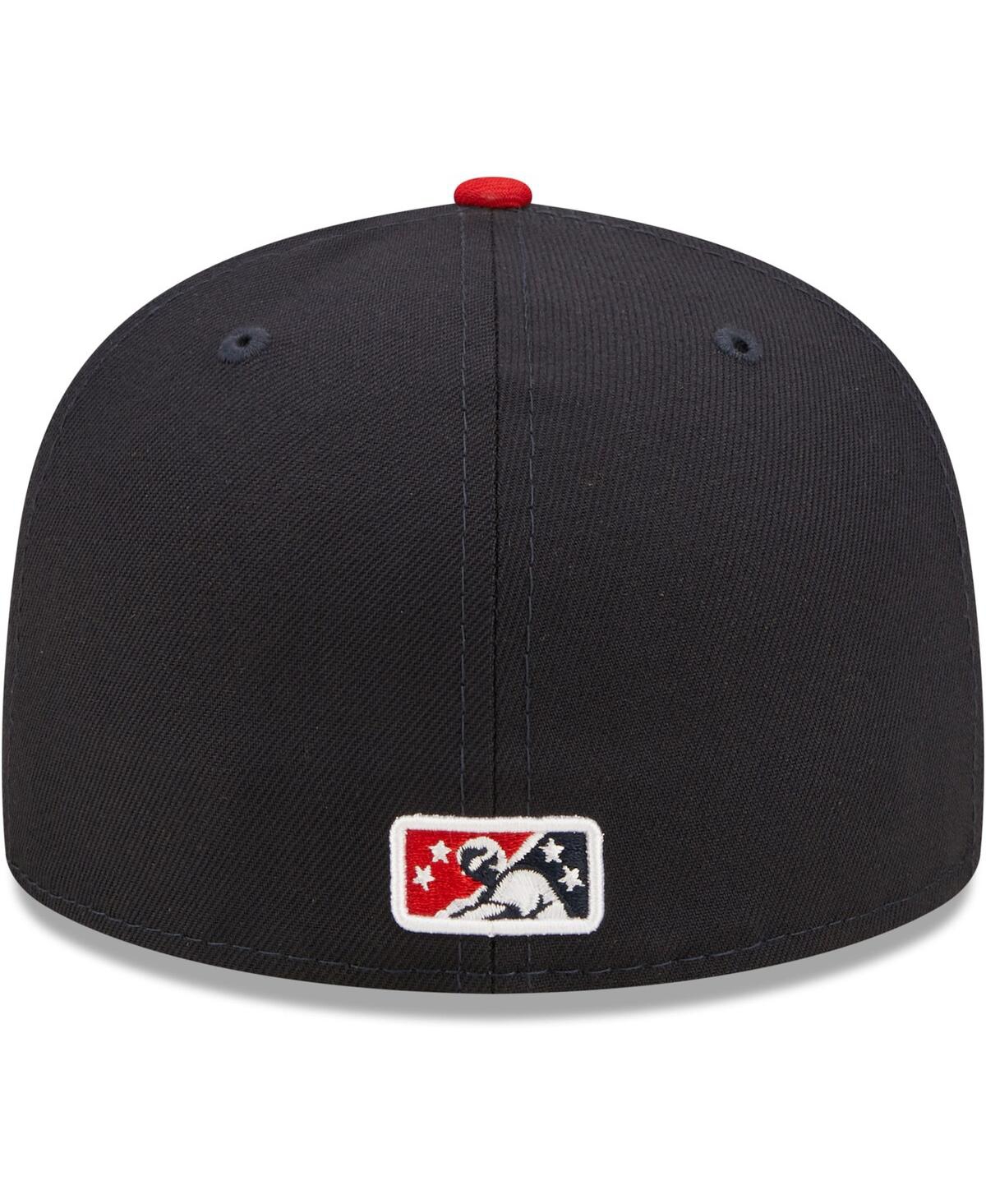 Men's New EraNashville Sounds Authentic Collection Road 59FIFTY Fitted Hat - Navy
