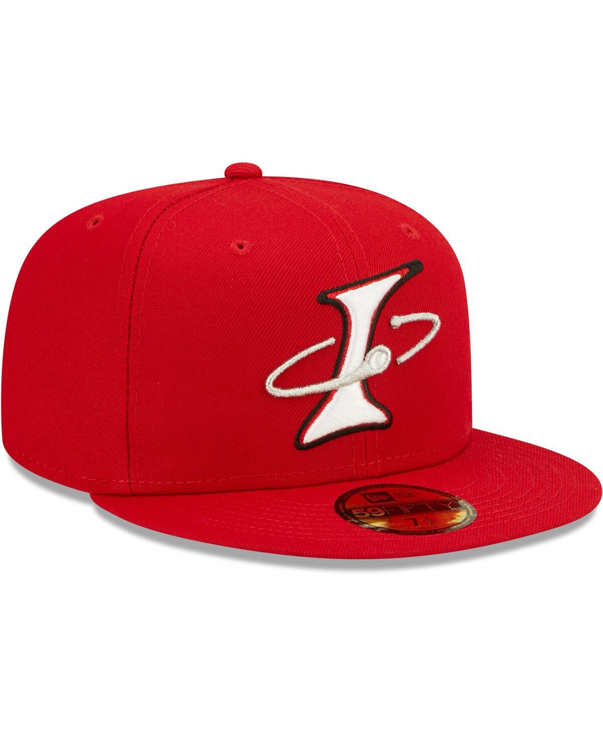 Men's New EraAlbuquerque Isotopes Alternate Logo Authentic Collection 59FIFTY Fitted Hat - Red