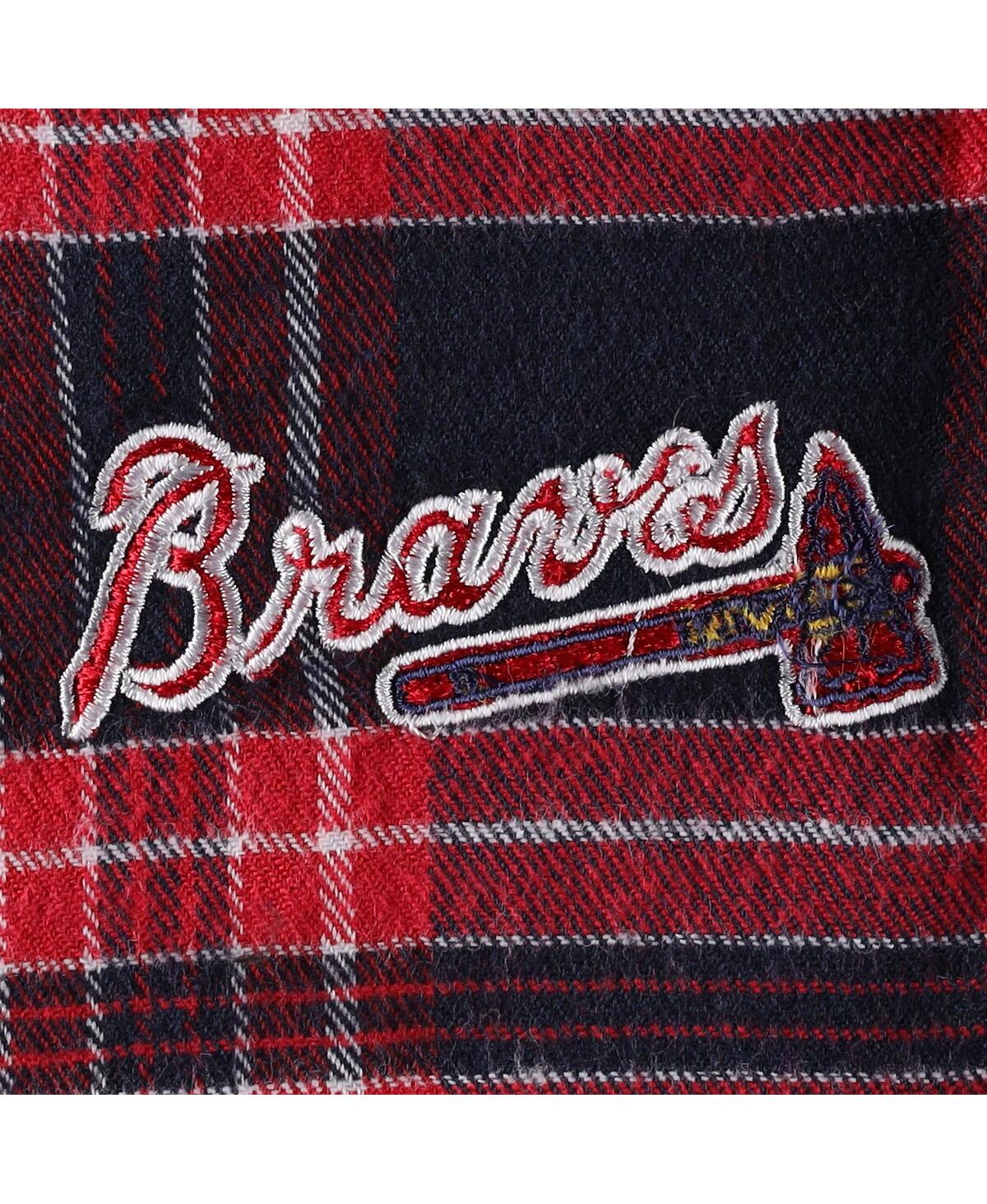 Women's Concepts Sport Red Atlanta Braves Plus Size Badge Sleep Set - Red