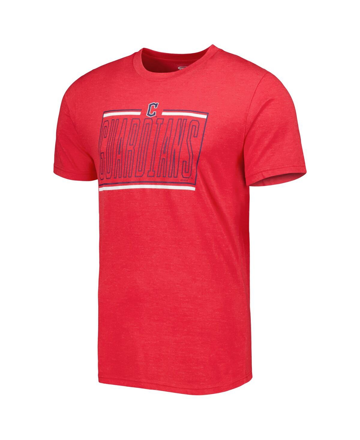 Men's Concepts Sport Red Cleveland Guardians Meter T-shirt and Shorts Sleep Set - Red