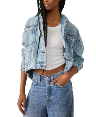 Free People - Women's Opal Swing Cotton Denim Jacket
