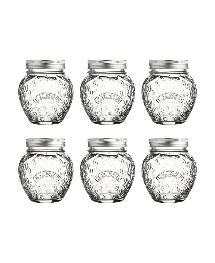 Kilner Fruit Canning Jars, 13.5 Ounce - 6 jars