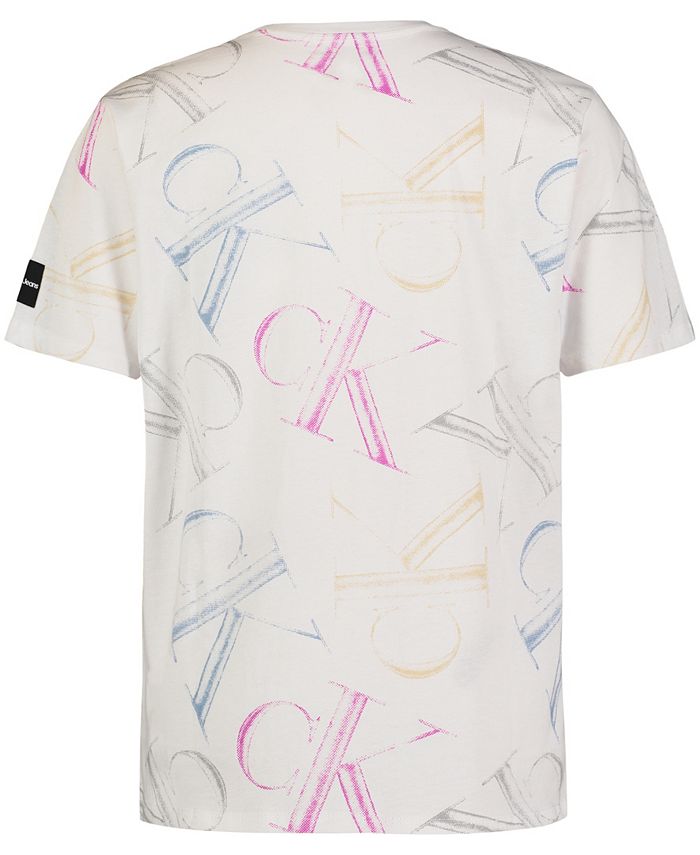 Calvin Klein Big Boys Xray Print Short Sleeve T-shirt - Macy's