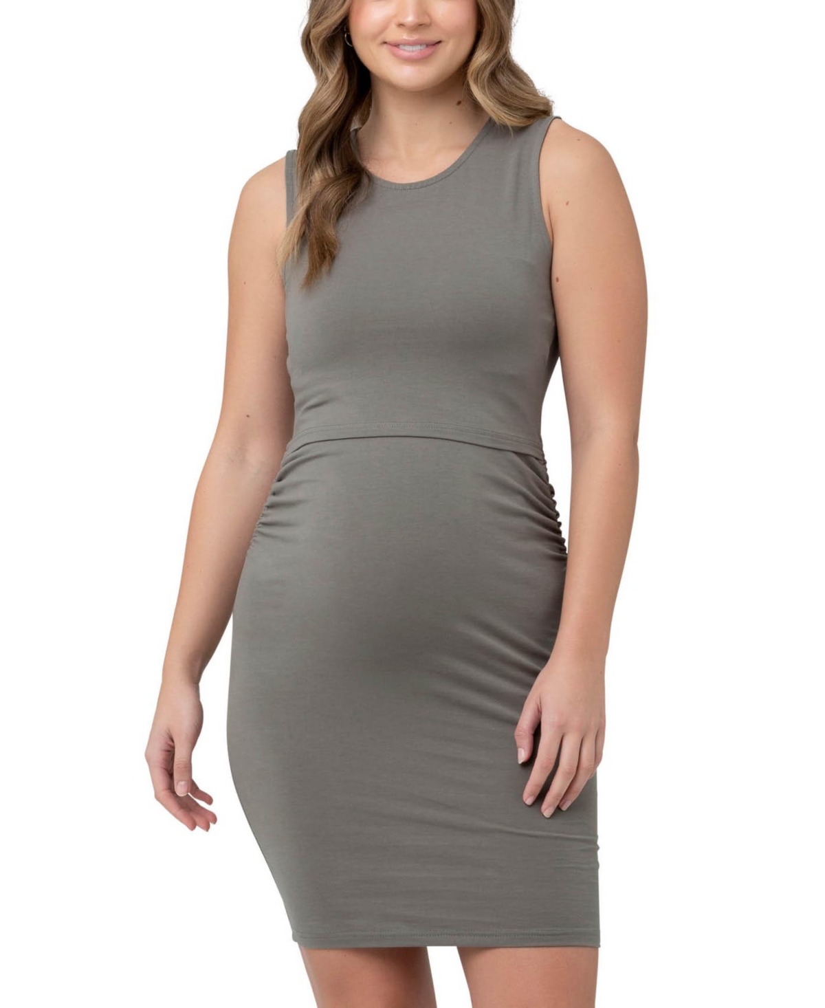 RIPE MATERNITY MATERNITY ORGANIC NURSING UP DOWN TANK DRESS