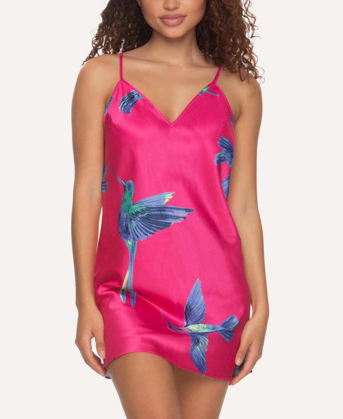 Jezebel Women's Adrienne Printed Satin Chemise