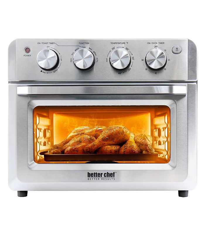 Better Chef DoItAll 20 Liter Convection Air Fryer Toaster Broiler Oven in Silver Macy's