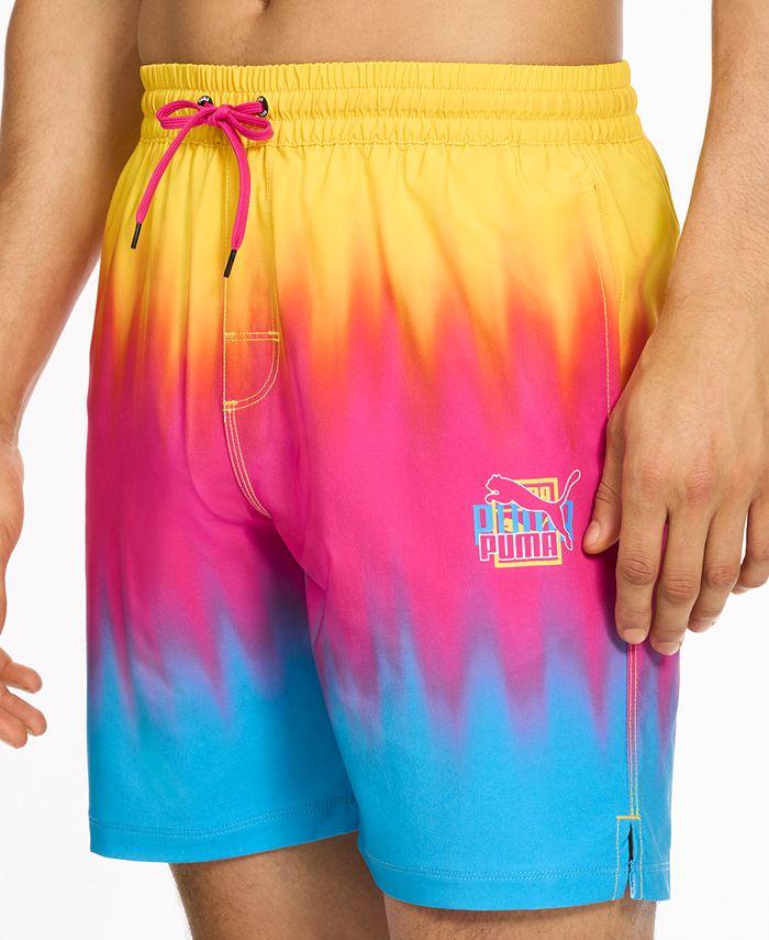 Puma Men's 7" TieDye Swim Shorts Macy's