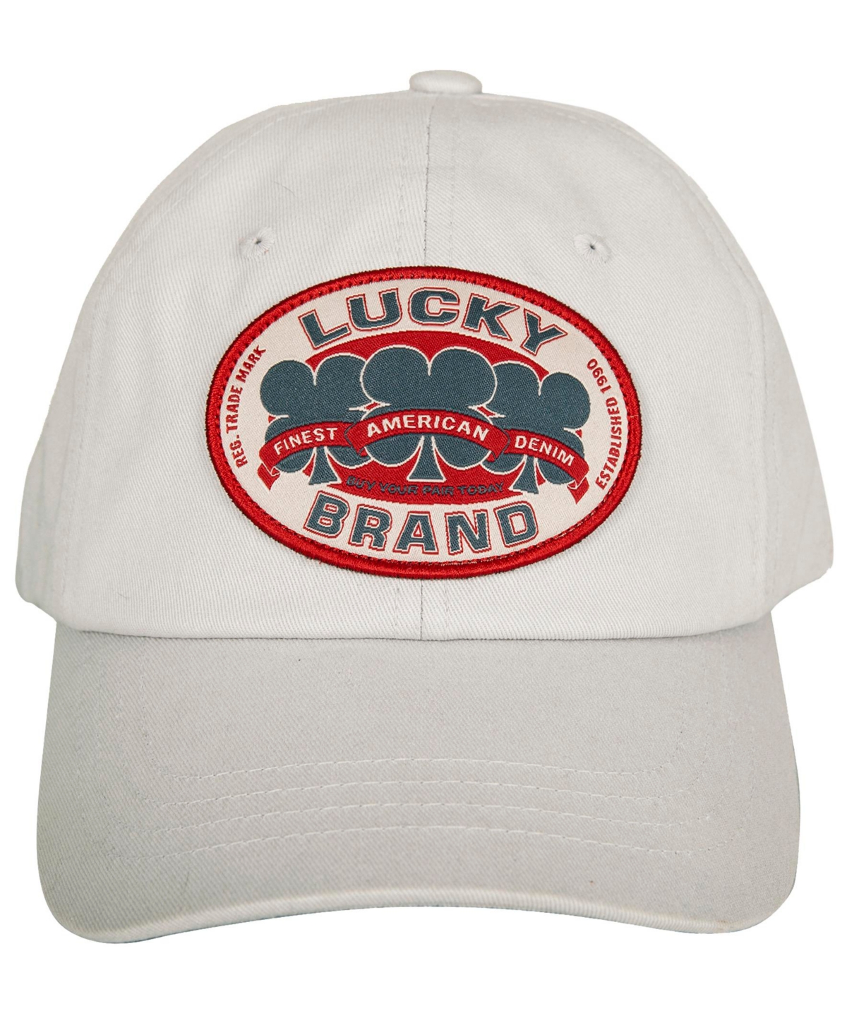 Lucky Brand Oval Clover Patch Trucker Hat