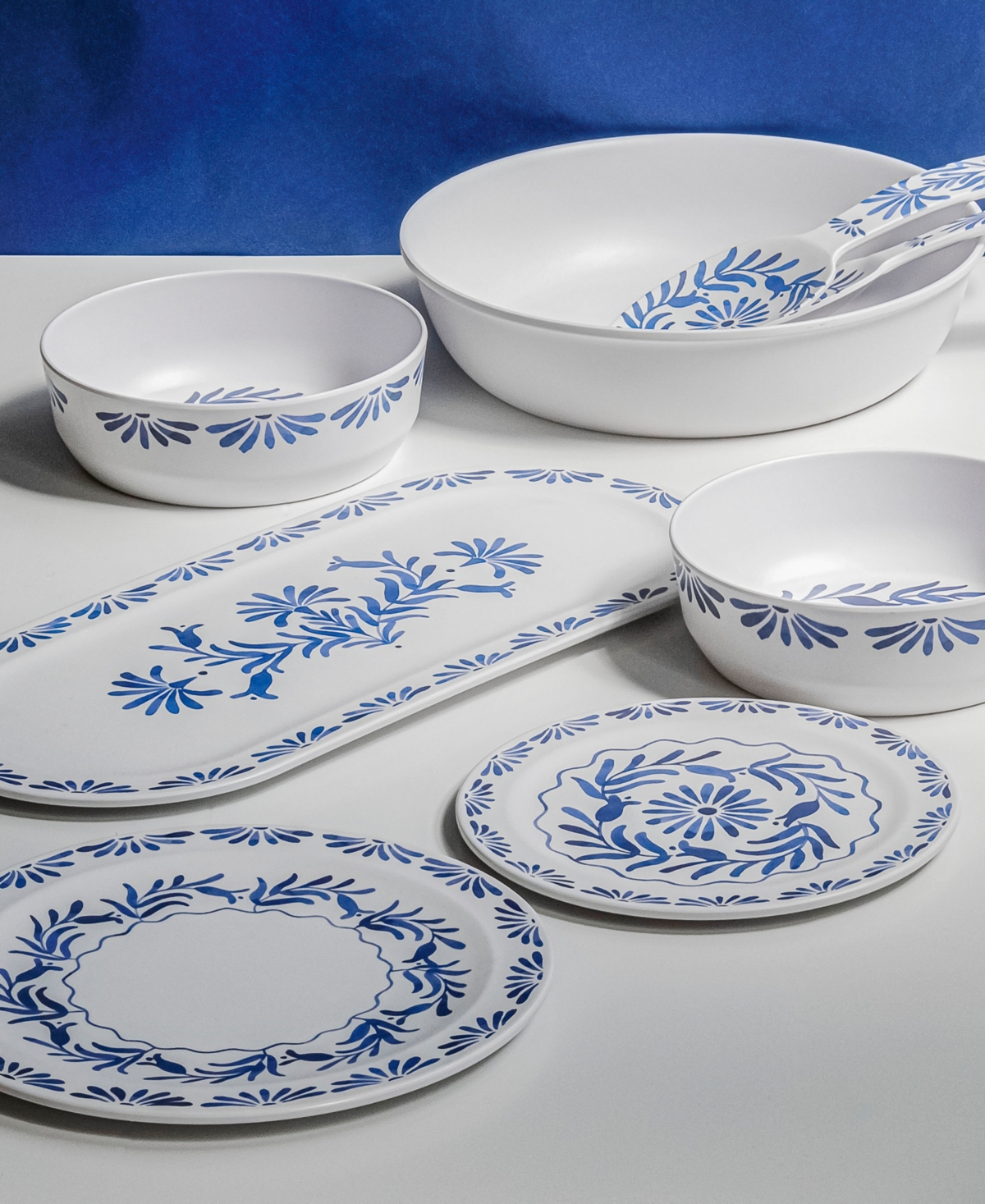 Abode Homewares Azul Salad Plate Set of 6