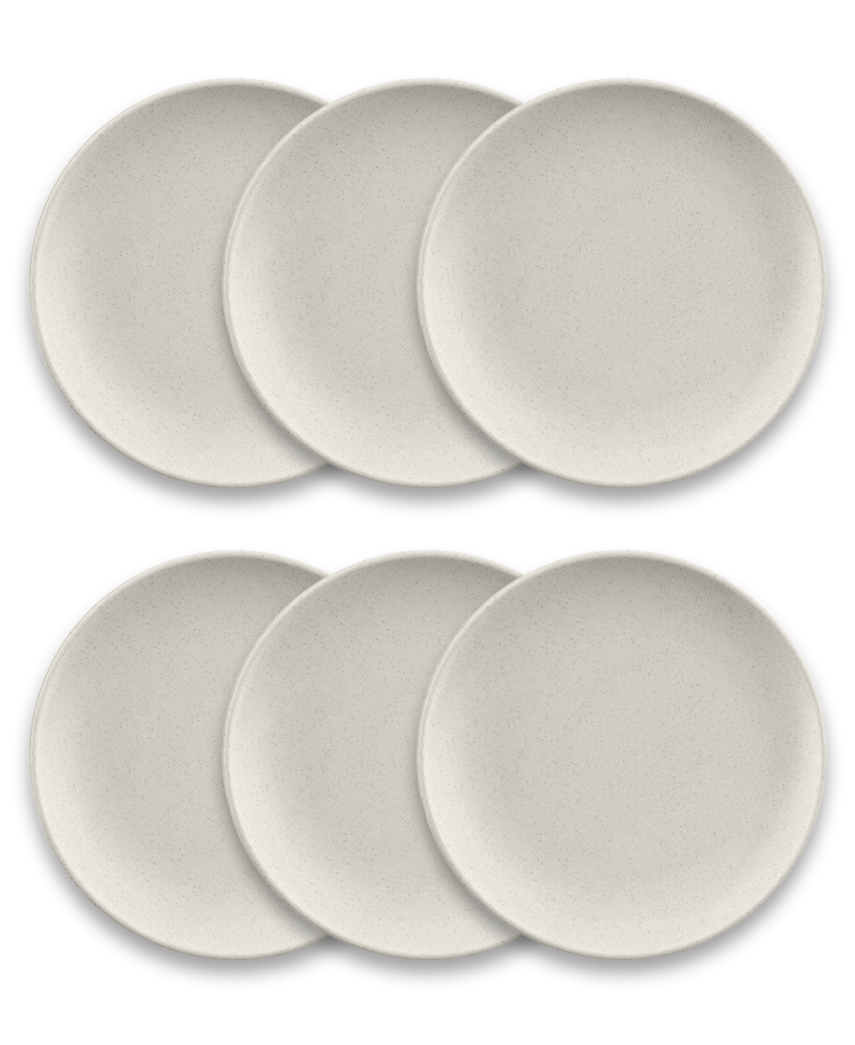 Coupe Wheat Polypropylene Dinner Plate Set of 6 - Beige