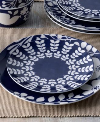 Bluefjord Set of 4 Coupe Salad Plates, 8.25"