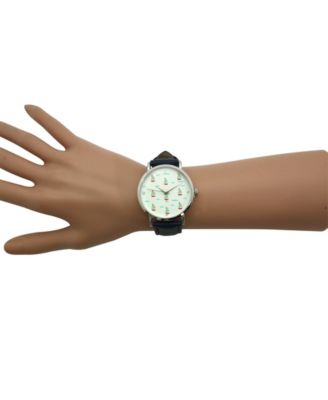 Soft Band Sailing Boats Dial Women Watch