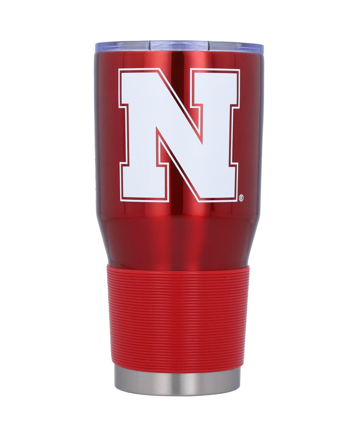 Logo Brands Nebraska Huskers 30 oz Gameday Stainless Tumbler In Red