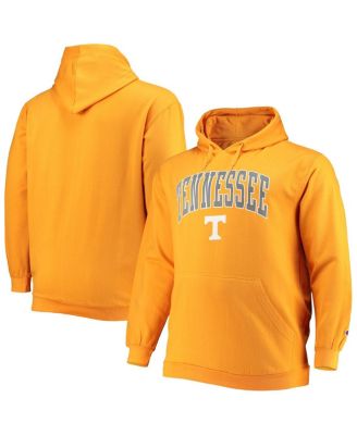 Men's Tenn Orange Tennessee Volunteers Big and Tall Arch Over Logo Powerblend Pullover Hoodie