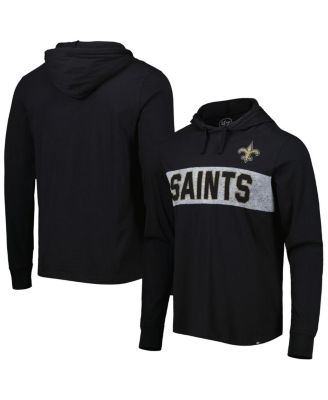 Men's Black New Orleans Saints Field Franklin Pullover Hoodie