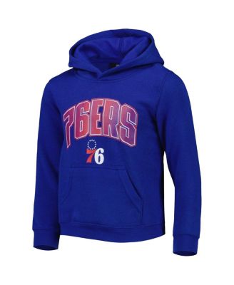 Little Boys and Girls Royal, Heather Gray Philadelphia 76ers Double Up Pullover Hoodie and Pants Set
