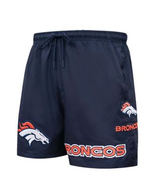 Men's Navy Denver Broncos Woven Shorts